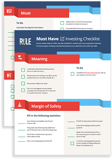 Must Have Investing Checklist