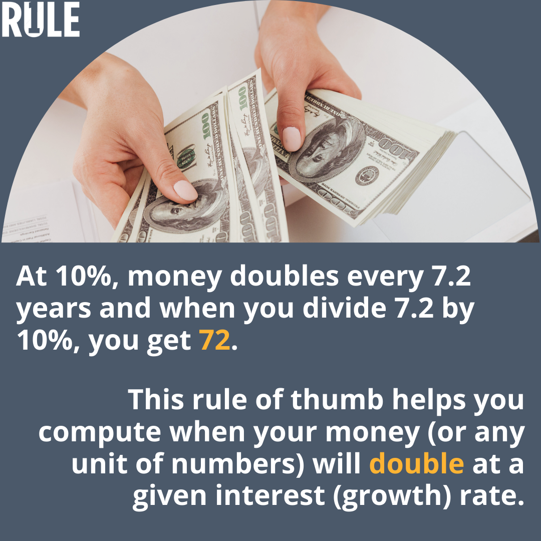 The Rule Of 72 Double Your Money The Rule Of 72 Double Your Money